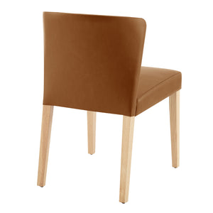 Albie PU Dining Side Chair - Set of 2 Casa Caramel, Brown 3900107-661 New Pacific Direct