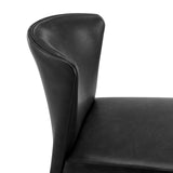 Albie PU Dining Side Chair - Set of 2 Casa Black 3900107-662 New Pacific Direct