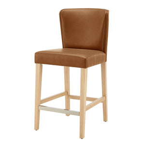 Albie PU Counter Stool Casa Caramel, Brown 3900108-661 New Pacific Direct