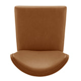 Albie PU Counter Stool Casa Caramel, Brown 3900108-661 New Pacific Direct