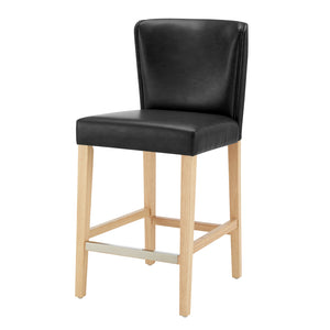 Albie KD PU Counter Stool Casa Black 3900108-662 New Pacific Direct