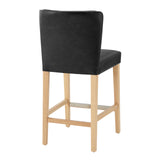 Albie KD PU Counter Stool Casa Black 3900108-662 New Pacific Direct