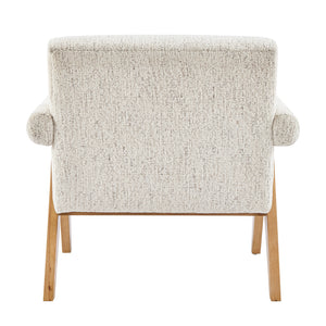 Nixon Fabric Accent Arm Chair Concord Cream, Beige 3900112-646 New Pacific Direct