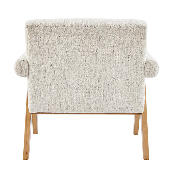 Nixon Fabric Accent Arm Chair Concord Cream, Beige 3900112-646 New Pacific Direct