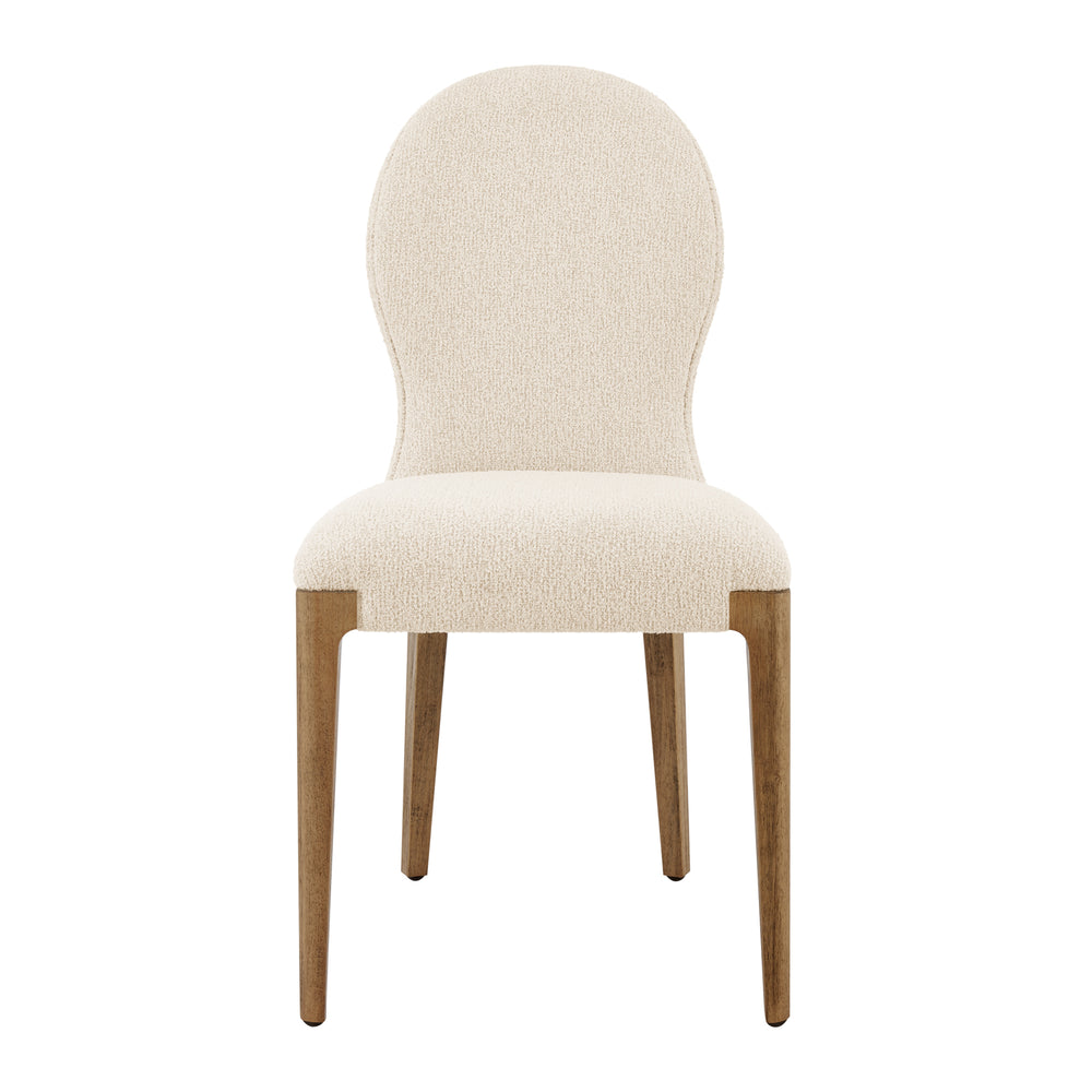 Eldoris Fabric Dining Side Chair - Set of 2 Palladian Beige 3900114-613 New Pacific Direct