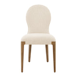 Eldoris Fabric Dining Side Chair - Set of 2 Palladian Beige 3900114-613 New Pacific Direct