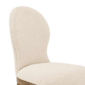Eldoris Fabric Dining Side Chair - Set of 2 Palladian Beige 3900114-613 New Pacific Direct