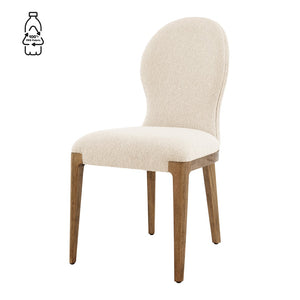 Eldoris Fabric Dining Side Chair - Set of 2 Palladian Beige 3900114-613 New Pacific Direct