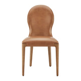 Eldoris PU Dining Side Chair - Set of 2 Borneo Chocolate, Brown 3900115-601 New Pacific Direct