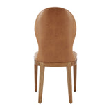 Eldoris PU Dining Side Chair - Set of 2 Borneo Chocolate, Brown 3900115-601 New Pacific Direct