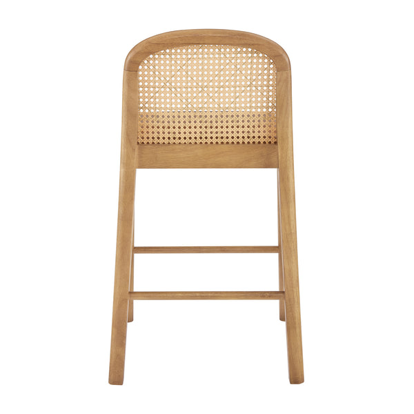 Donna PU Counter Stool - Set of 2 Borneo Chocolate, Brown 3900117-601 New Pacific Direct