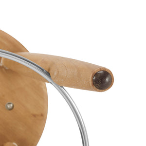 New Pacific Direct Deandre Pu Backless Swivel Counter Stool Borneo Chocolate, Brown , Plywood 3900119-601-npd