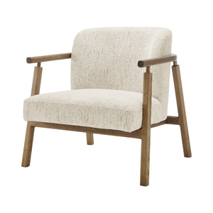 New Pacific Direct Reiner Fabric Accent Arm Chair Concord Cream, Beige 100% Polyester, Plywood 3900122-646-npd