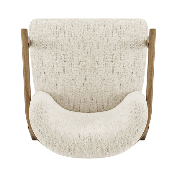 New Pacific Direct Reiner Fabric Accent Arm Chair Concord Cream, Beige 100% Polyester, Plywood 3900122-646-npd