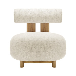 New Pacific Direct Pamela Fabric Accent Chair Concord Cream, Beige 100% Polyester, Plywood 3900123-646-npd