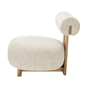 New Pacific Direct Pamela Fabric Accent Chair Concord Cream, Beige 100% Polyester, Plywood 3900123-646-npd