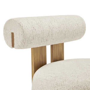 New Pacific Direct Pamela Fabric Accent Chair Concord Cream, Beige 100% Polyester, Plywood 3900123-646-npd