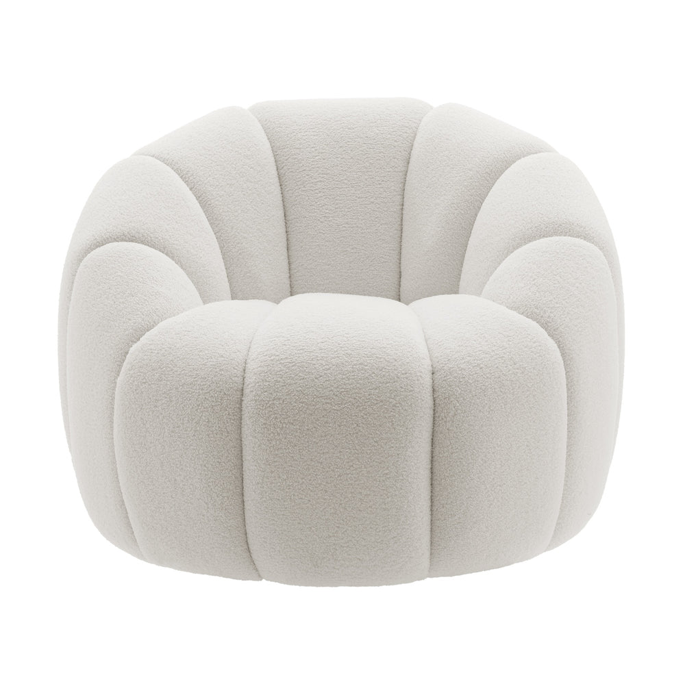 New Pacific Direct Callista Fabric Swivel Accent Chair Monroe White, White 100% Polyester (Recycled), Plywood 3900126-688-npd