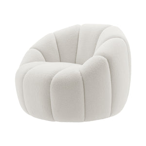 New Pacific Direct Callista Fabric Swivel Accent Chair Monroe White, White 100% Polyester (Recycled), Plywood 3900126-688-npd
