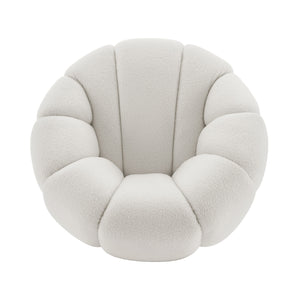 New Pacific Direct Callista Fabric Swivel Accent Chair Monroe White, White 100% Polyester (Recycled), Plywood 3900126-688-npd