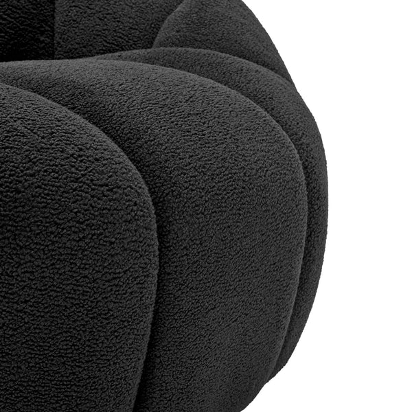 New Pacific Direct Callista Fabric Swivel Accent Chair Monroe Black, Black 100% Polyester (Recycled), Plywood 3900126-689-npd
