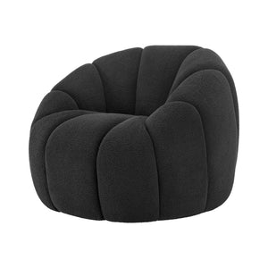 New Pacific Direct Callista Fabric Swivel Accent Chair Monroe Black, Black 100% Polyester (Recycled), Plywood 3900126-689-npd