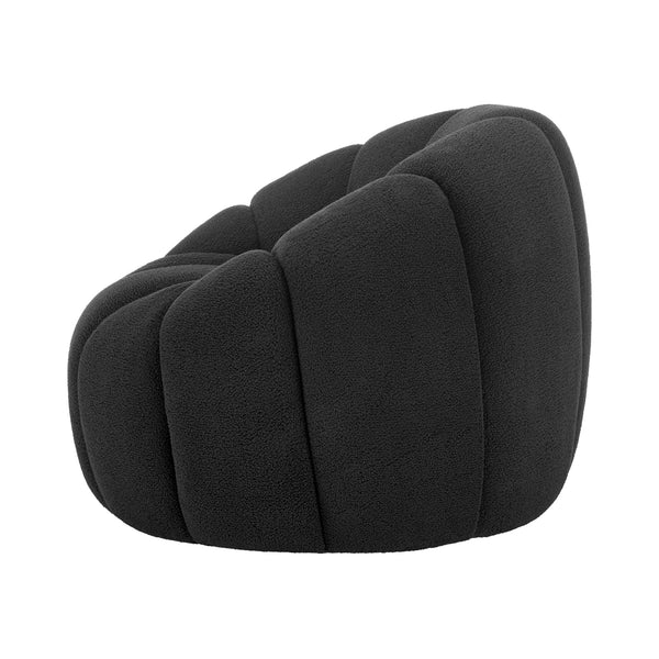 New Pacific Direct Callista Fabric Swivel Accent Chair Monroe Black, Black 100% Polyester (Recycled), Plywood 3900126-689-npd
