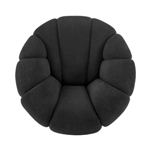 New Pacific Direct Callista Fabric Swivel Accent Chair Monroe Black, Black 100% Polyester (Recycled), Plywood 3900126-689-npd