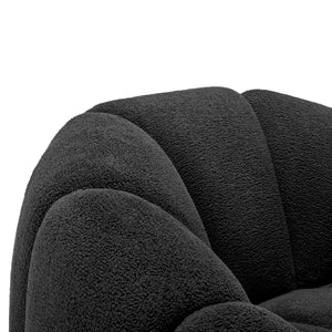New Pacific Direct Callista Fabric Swivel Accent Chair Monroe Black, Black 100% Polyester (Recycled), Plywood 3900126-689-npd