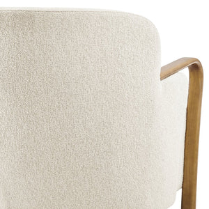 New Pacific Direct Tania Luxurious Boucle Accent Arm Chair - Spacious Comfort With Elegant Nettlewood-tone Finish Palladian Beige 100% Polyester (Recycled) 3900129-613-npd