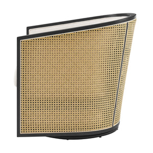 New Pacific Direct Marilyn Swivel Accent Arm Chair – Stylish Barrel-back Design With Rattan Frame And Cozy Upholstery Shortbread,Natural 100% Polyester 3900130-bl-npd