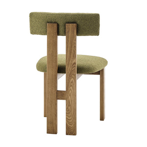 New Pacific Direct Hailey Boucle Dining Side Chair Set - Unique Craftsman-style Design With Sleek Minimalist Appeal Palladian Green 100% Polyester (Recycled) 3900131-611-npd