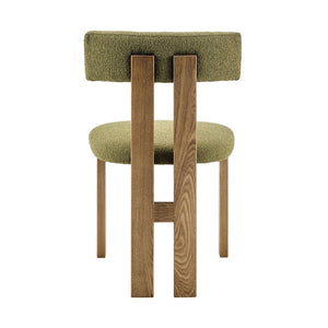 New Pacific Direct Hailey Boucle Dining Side Chair Set - Unique Craftsman-style Design With Sleek Minimalist Appeal Palladian Green 100% Polyester (Recycled) 3900131-611-npd