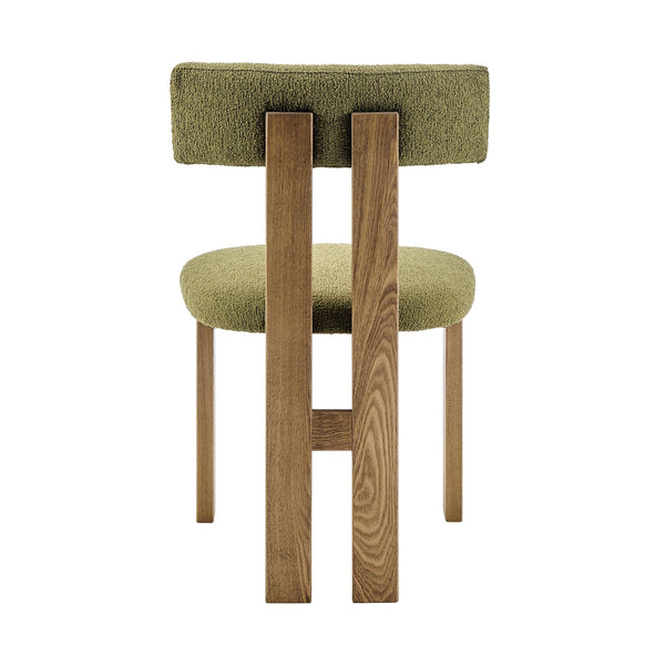 New Pacific Direct Hailey Boucle Dining Side Chair Set - Unique Craftsman-style Design With Sleek Minimalist Appeal Palladian Green 100% Polyester (Recycled) 3900131-611-npd
