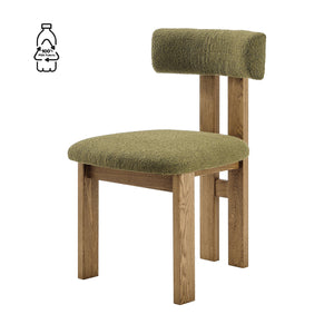 New Pacific Direct Hailey Boucle Dining Side Chair Set - Unique Craftsman-style Design With Sleek Minimalist Appeal Palladian Green 100% Polyester (Recycled) 3900131-611-npd