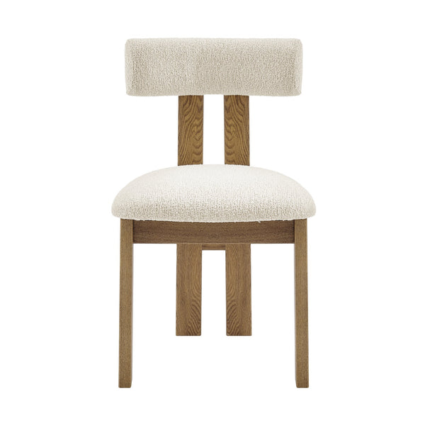 New Pacific Direct Hailey Boucle Dining Side Chair Set - Unique Craftsman-style Design With Sleek Minimalist Appeal Palladian Beige 100% Polyester (Recycled) 3900131-613-npd