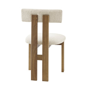 New Pacific Direct Hailey Boucle Dining Side Chair Set - Unique Craftsman-style Design With Sleek Minimalist Appeal Palladian Beige 100% Polyester (Recycled) 3900131-613-npd