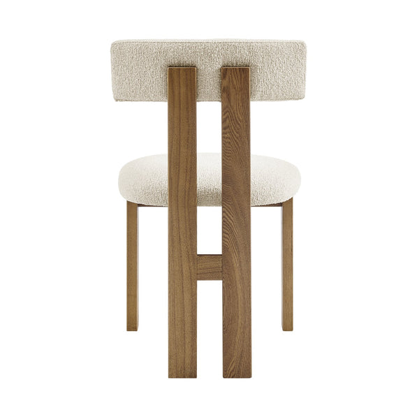 New Pacific Direct Hailey Boucle Dining Side Chair Set - Unique Craftsman-style Design With Sleek Minimalist Appeal Palladian Beige 100% Polyester (Recycled) 3900131-613-npd