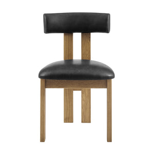 New Pacific Direct Hailey Faux Leather Dining Side Chair Set Of 2 - Sleek, Modern Design In Casa Black, Beige, Green Casa Black  3900132-662-npd