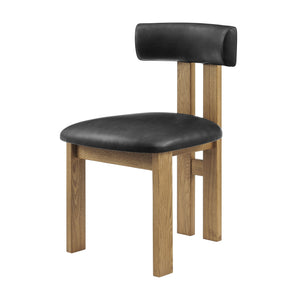 New Pacific Direct Hailey Faux Leather Dining Side Chair Set Of 2 - Sleek, Modern Design In Casa Black, Beige, Green Casa Black  3900132-662-npd