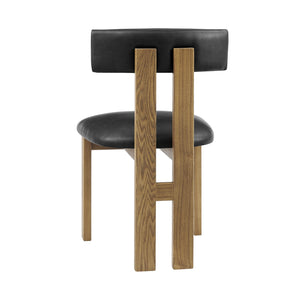 New Pacific Direct Hailey Faux Leather Dining Side Chair Set Of 2 - Sleek, Modern Design In Casa Black, Beige, Green Casa Black  3900132-662-npd