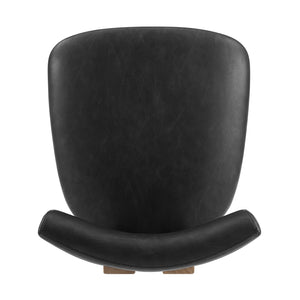 New Pacific Direct Hailey Faux Leather Dining Side Chair Set Of 2 - Sleek, Modern Design In Casa Black, Beige, Green Casa Black  3900132-662-npd