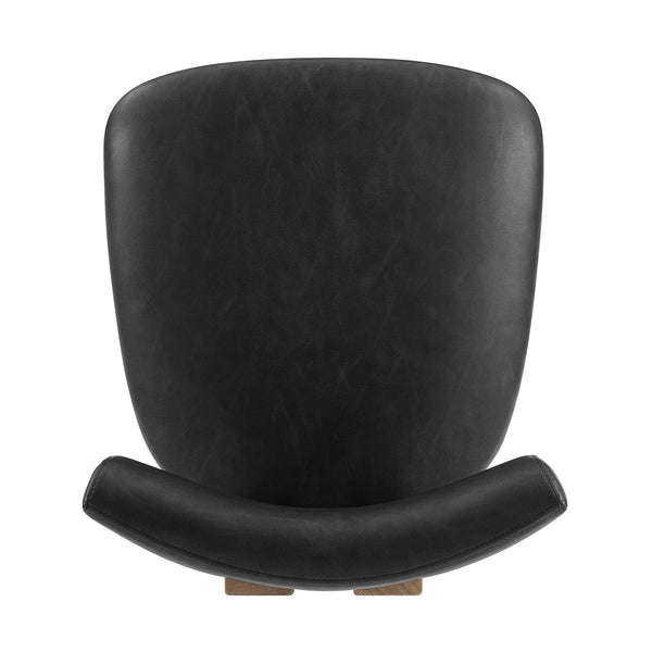 New Pacific Direct Hailey Faux Leather Dining Side Chair Set Of 2 - Sleek, Modern Design In Casa Black, Beige, Green Casa Black  3900132-662-npd