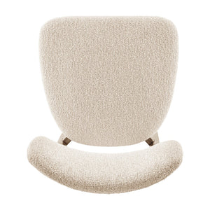 New Pacific Direct Verna Boucle Dining Side Chair Set Of 2 – Luxe Beige Fabric, Mid-century Design With Brass Accents Palladian Beige 100% Polyester (Recycled) 3900135-613-npd