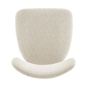 New Pacific Direct Verna Boucle Counter Stool In Palladian Beige – Chic Mid-century Design With Brass-capped Frame Palladian Beige 100% Polyester (Recycled) 3900136-613-npd