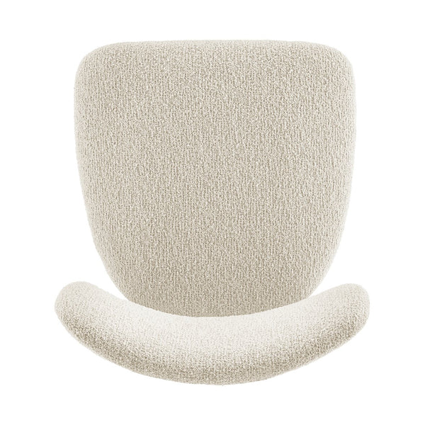 New Pacific Direct Verna Boucle Counter Stool In Palladian Beige – Chic Mid-century Design With Brass-capped Frame Palladian Beige 100% Polyester (Recycled) 3900136-613-npd