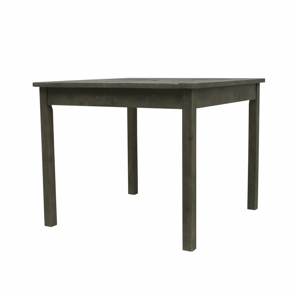 Homeroots Dark Grey Stacking Table  Wood 390040