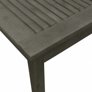 Homeroots Dark Grey Stacking Table  Wood 390040