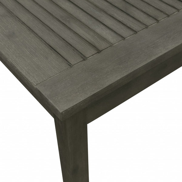 Homeroots Dark Grey Stacking Table  Wood 390040