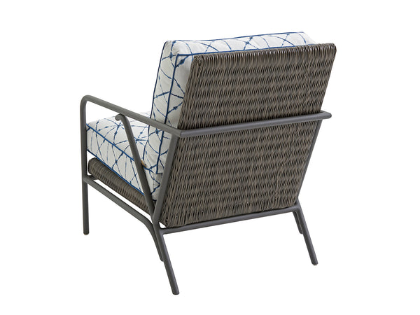 Lexington Tommy Bahama Outdoor 3900-09-41 Cypress Point Ocean Terrace Occasional Chair - Stylish All-weather Wicker For Outdoor Comfort Driftwood Wood 3900-09-41